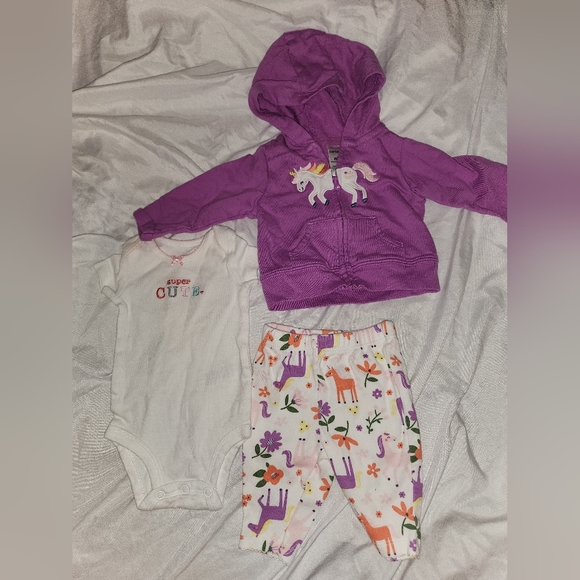 Bundle 11 PC Set Lot Newborn Infant Clothes Mix and Match Size 0 $20 - Picture 6 of 6